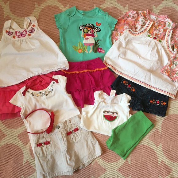 Large Bundle of Gymboree spring/summer outfits - Picture 1 of 8